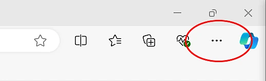 Edge Menu Dots