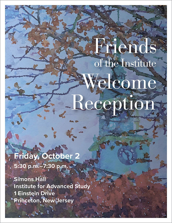 Friends of the Institute Welcome Reception
