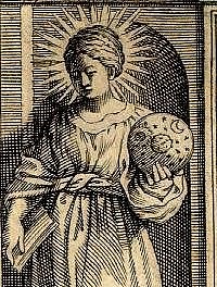 detail from the frontispiece in  Il Saggiatore / Galileo