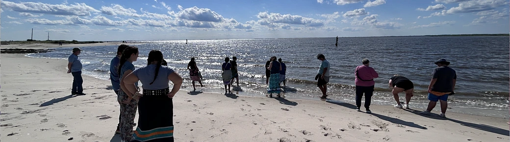 Lunaape Language Camp, July 2023. Delaware Bay visit.
