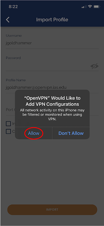Allow OpenVPN to add new VPN Configurations
