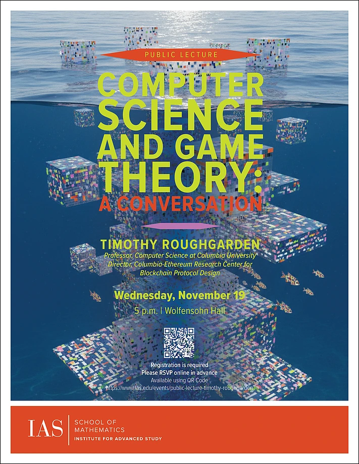 Timothy Rualo Math School of Mathematics: Public Lecture with Timothy Roughgarden | Events ...