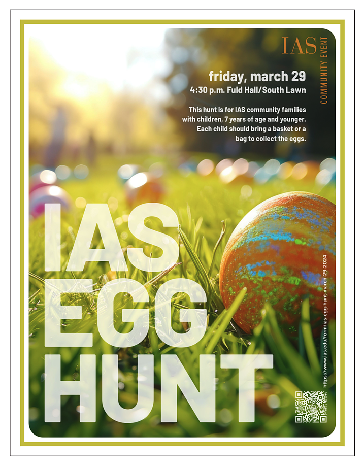 IAS Egg Hunt 2024 Poster