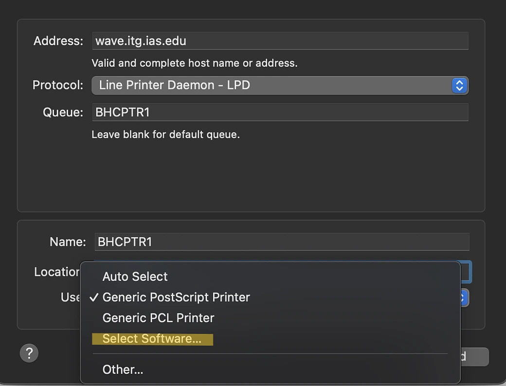 screenshot_showing_select_software_section