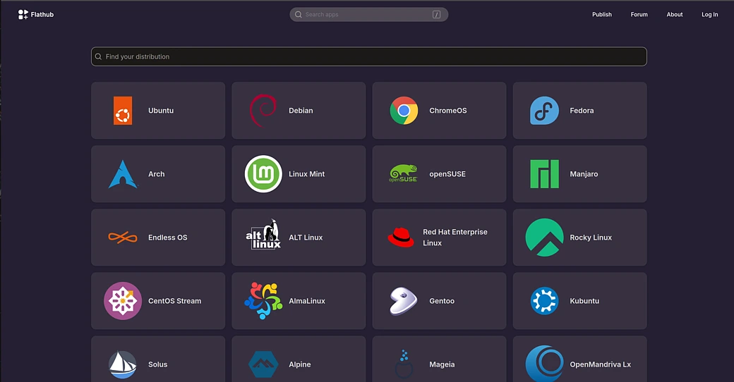 choose linux distro install steps