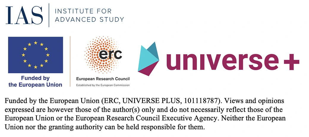 Universe+ Disclaimer plus Logos