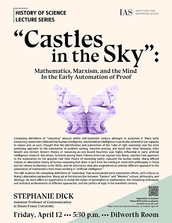 History of Science Lecture with Stephanie Dick