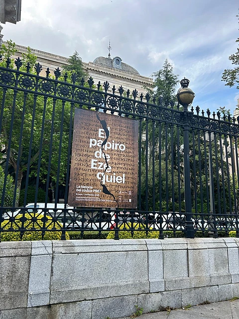 Ezekiel's Papyrus Exhibition Madrid