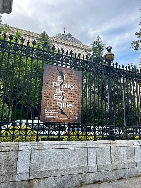 Ezekiel's Papyrus Exhibition Madrid