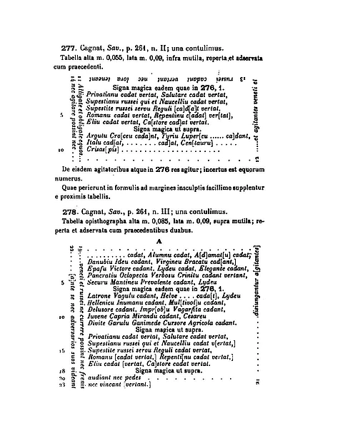 Editio princeps of the curse tablets DT 277 and 278 
