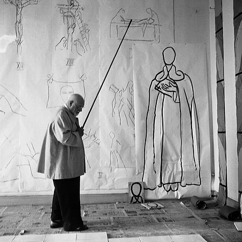 Lucien Herve, Matisse at the Hotel Regina