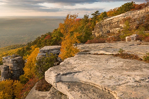 Shawangunk Ridge in autumn